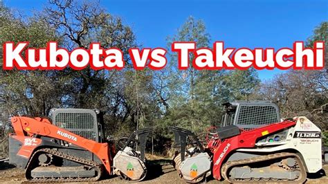 takeuchi skid steer vs kubota|takeuchi vs kubota mini excavator.